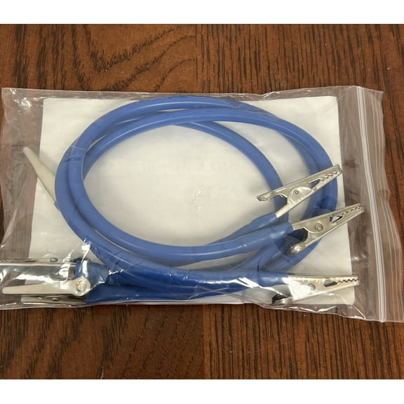 Hager 605306 Super Dental Patient Bib Holder Clip Blue 3/Pk