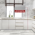 thumbnail image 4 of Stainless Steel Kick Plate, 3.94in x 6.56ft Anti-Scratch Base Cover Kickplate, Peel and Stick Baseboard Molding Trim for Wall, Entrance Door, Kitchen Cupboard, Dishwasher Toe (Black), 4 of 7