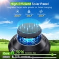 thumbnail image 2 of Luces solares para sendero LETMY, 8 unidades, impermeables IP66, 62 cm, 2 of 7