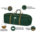 thumbnail image 3 of Covermates Keepsakes - Storage Duffel Bag - Heavy Duty Polyester - Reinforced Handles - Closet Storage, Green, 3 of 8