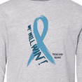 thumbnail image 4 of Inktastic We Will Win Against Prostate Cancer Ribbon Long Sleeve Youth T-Shirt, 4 of 5