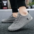 thumbnail image 4 of asdoklhq Casual Shoes for Men Under $25,Men's Umbrella Cloth Baotou Ice Silk Casual Shoes Canvas Sneakers, 4 of 9