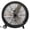 Black + Aluminium + Copper + Iron + Plastic + PVC+2, variant on 24 Inch Heavy Duty Metal Industrial Drum Fan High Velocity Shop Fan 2 Speed Large Floor Fan With Pure Copper Wiring Motor Aluminum Blade All Metal Black For Warehouse Workshop Factory Garage