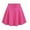 Hot Pink, variant on Girls Casual Summer Skirt with Bow Solid Color Athletic Tennis Skirt Clothes