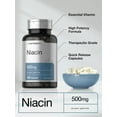 thumbnail image 3 of Niacin | 500mg | 100 Capsules | Essential Vitamin | by Horbaach, 3 of 7
