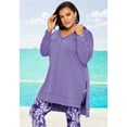thumbnail image 5 of Roaman's Women's Plus Size Tunic Hoodie Hoodie, 5 of 5