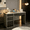 Grey, variant on DreamCurship White Desk with 4 Drawers, 48 inch Computer Desk with Storage, Home Office Desks with Hidden Handle, White and Walnut