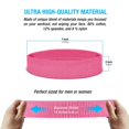 thumbnail image 3 of Suddora Adult Solid Color Sweatband Headband, Pink, 3 of 3