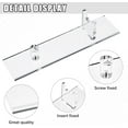 thumbnail image 3 of fafa-2-piece Knife Display Stand - Fixed Blade Knife Holder for Collection Finished Display, Rustic Cabin Home Decor(Clear,Acrylic), 3 of 4
