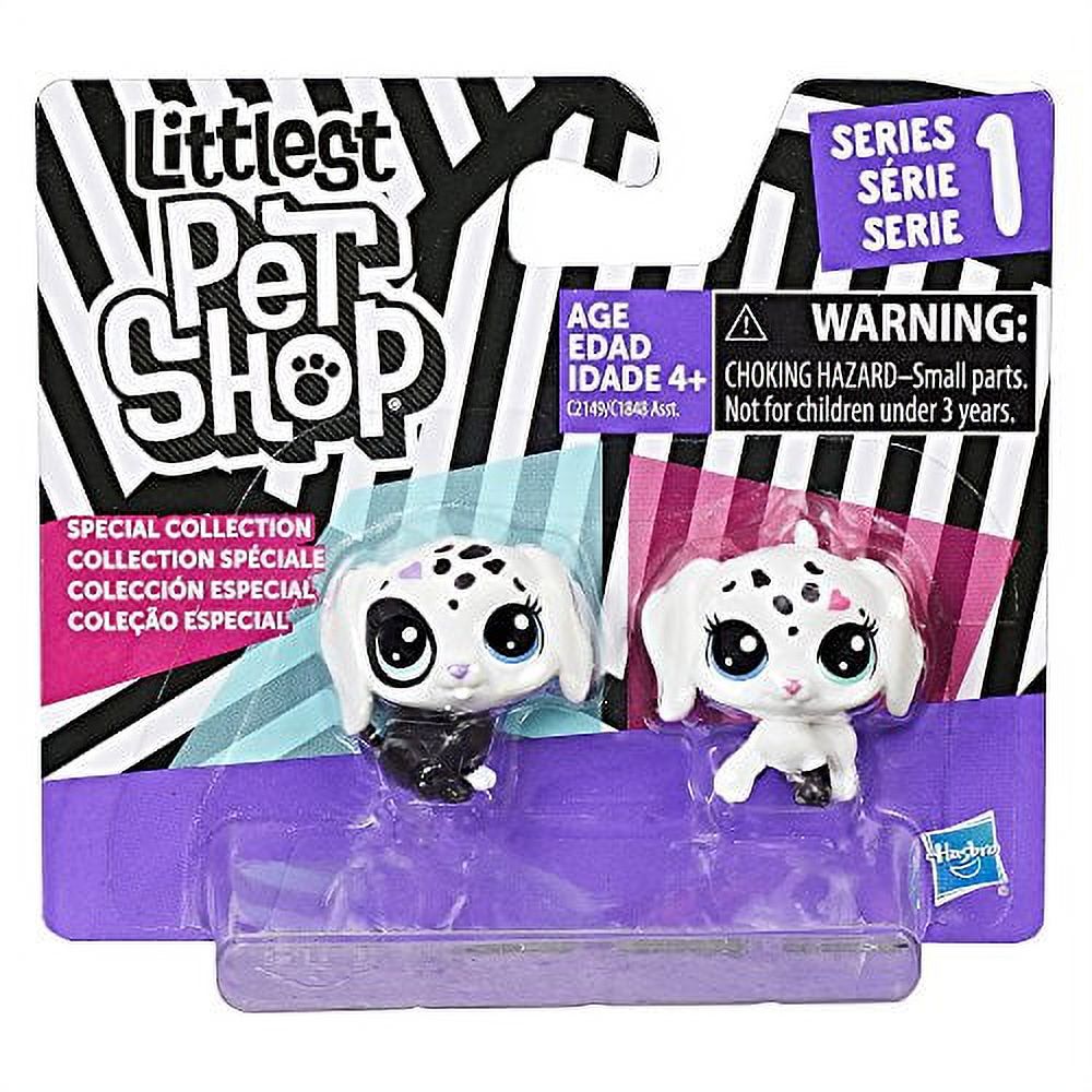 Littlest Pet Shop Black & White Puppy Bffs - Walmart.com