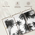 thumbnail image 6 of Elephant Stock Tropical In Black And White Wall Art - Horizontal Multi Panel Canvas - Living Room Wall Decor - Floral And Botanical Multi Panel - Black And Gray Decor By Sisi And Seb - 65" x 42", 6 of 8