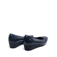thumbnail image 4 of BURUDANI Women's Wedge Shoes Closed Toe Low Heel Pumps Comfotable Dress Shoes, 4 of 7