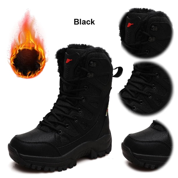 Zapatos Excursión Botas Nieve para Mujeres Pantorrilla Invierno Al Aire Libre