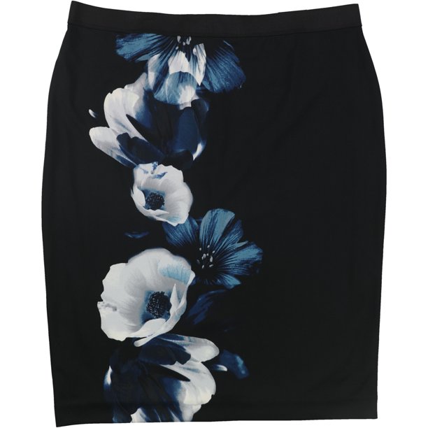 Alfani Falda lápiz de buceo para mujer, azul, extragrande Alfani Lápiz