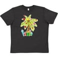 thumbnail image 3 of Inktastic Christmas Palm Tree with Presents Youth T-Shirt, 3 of 5