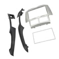 thumbnail image 4 of Ouitble Car Fascia Radio Stereo Panel, 2Din Car Fascia Stereo Dash Radio Frame Panel Reemplazo para Vitz Platz 2005‑2011, 4 of 5