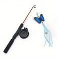 thumbnail image 1 of Cat Toy Set Retractable Cat Wand And Butterfly Dragonfly Set For Indoor Funny Cat Sticks, 1 of 5
