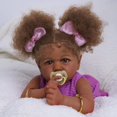 thumbnail image 2 of Muñeca Reborn Babeside Relike Black Girl de 22 pulgadas con caja de regalo, 2 of 8