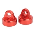 thumbnail image 3 of Tenacity pro 1 / 10 2 piezas tapa superior del amortiguador RC rojo protector de la tapa del amortiguador RC de aleación de aluminio, 3 of 10