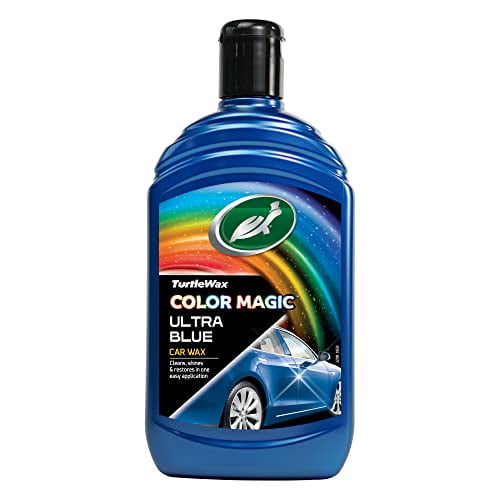 Turtle Wax 52709 Color Magic Vernis de Peinture pour Voiture Redonne Couleur et Brillance Bleu 500 ml
