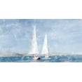 thumbnail image 2 of Allen, Kimberly 14x9 White Modern Wood Framed Museum Art Print Titled - Sailing, 2 of 4