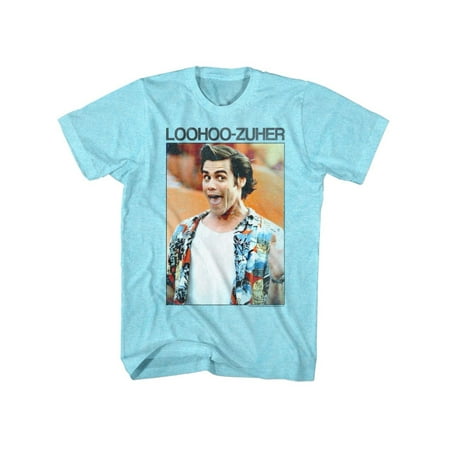 - Ace Ventura 1994 Comedy Movie Jim Carrey Loohoo-Zuher Distressed Adult T-Shirt