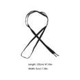 thumbnail image 2 of MEIBUTYUP Black Polyester Reflective Shoelaces Flat Design for Decor 2Pairs, 2 of 7