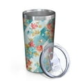 thumbnail image 2 of Pioneer Flower 10oz Tumblers Stainless Steel Tumbler with Lid and Straw,Vacuum Insulated Double Wall Travel Tumbler Cups with Cleaning Brush for Coffee, Tea, 2 of 4