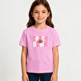 thumbnail image 2 of Girls Graphic Tees Touch Down Football Kids T Shirt Game Day 100% Cotton Short Sleeve Soft Tops 4-13Y, 2 of 5
