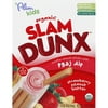 Plum Kids Organic Slam Dunx Wheat Sticks with Strawberry Peanut Butter Dip, 1.83 oz, 4 count, (Pack of 6)