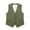 Army Green, variant on Clearance! Lisingtool Plus Size Coat Women's Solid Casual Linen Blend Vest Jacket Promotion Sale
