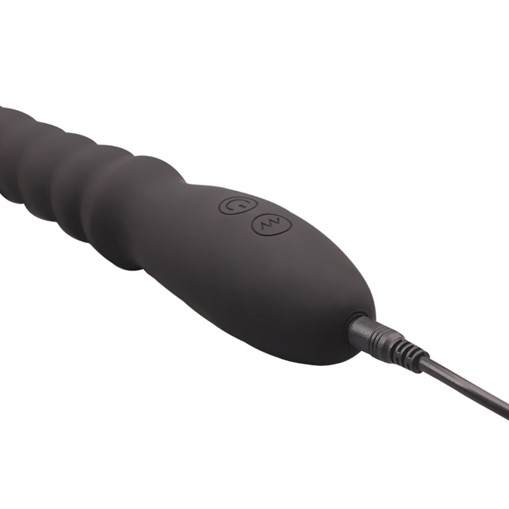 Birdsexy 10 frequency Vibrating Pull Bead Anal Vibrator Anal Plug USB Rechargeable Silicone Massager Toys for Men Women