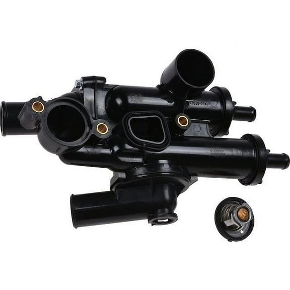 Thermostat Assembly - Compatible with 2009 - 2020 Dodge Journey 2.4L 4-Cylinder 2010 2011 2012 2013 2014 2015 2016 2017 2018 2019