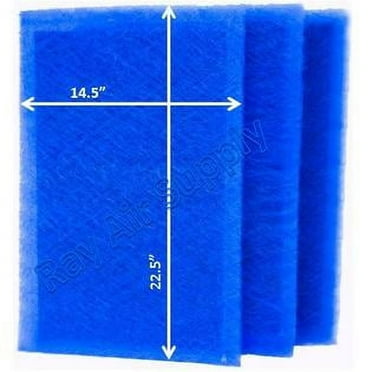 RAYAIR SUPPLY 16x25 Replacement Filter Pads Compatible with Dynamic Air Cleaner 3-PACK