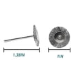3.17mm Steel Wire Wheels Brushes Rotary Accessories For Die Grinder Power Tool E - Foto 4