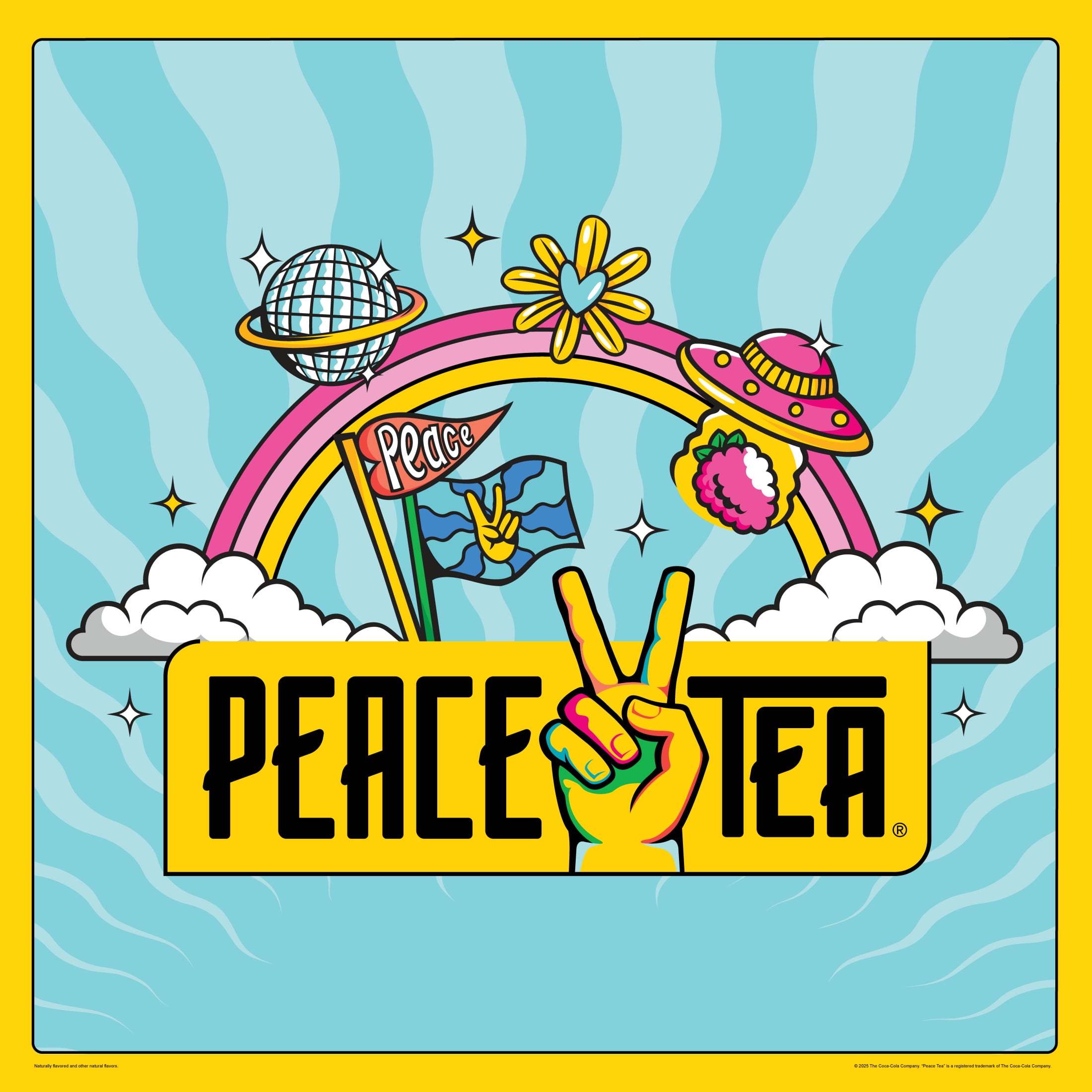Peace Tea Caddy Shack Lemon-Flavored Canned Iced Tea, 16 fl oz