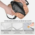 thumbnail image 3 of Naloa Mushroom Print Lunch Bag for Women & Men Insulated Lunch Box or Cooler Lunch Tote Bags for Work, Travel, Outdoor, 3 of 5