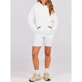 thumbnail image 5 of Liacowi Women Juniors Oversized Hooded Sweatshirt Long Sleeve Pullover Tops with Pockets Casual Streetwear for Teen, 5 of 9