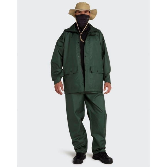 Men's Rain Jacket - Hunter Green