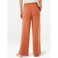 thumbnail image 2 of Joyspun Women's Hacci Knit Wide Leg Pajama Pants, Sizes S to 3X, 2 of 3