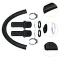 thumbnail image 6 of oshhni Rain Barrel Connector Kit Balcony Water Storage Tanks Joining Lawn with Hose Black with Clamps, 6 of 9