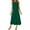 Green, variant on Tbopshirt Women's 2 Piece Outfits Women's Cotton And Linen Round Neck Sleeveless Shorts,Top,Widened Leg Pants,Long Pants Set Wide Leg Pants