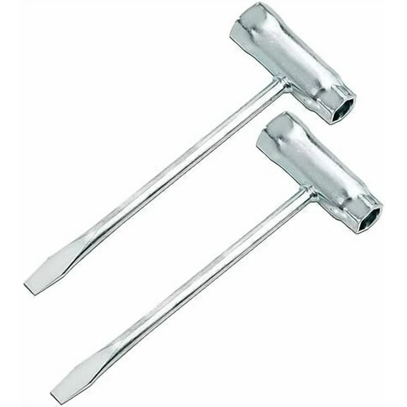 2pack Replacement Combination Screwdriver and Wrench, 13 by 19 mm Chainsaw T-Wrench Scrench, Socket Wrench for Spark Plug, Chainsaw Adjustment Tool