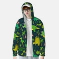 thumbnail image 2 of Kdxio Dinosaurs Print Women Men Sun Protection UPF 50+ Jackets Zip Up Long Sleeve Hoodie Hiking Lightweight with Pockets, 2 of 7