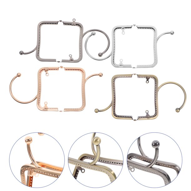 unbranded 4Ud Asas Fijas Para Bolsos Metalizadas Resistentes Y Fáciles De Instalar Con
