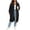 Black-13, variant on Perfectbot Women's Mid-Length Hooded Sweatshirt, Zip Up Oversized Outerwear with Pockets for Fall Going Out
