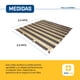 thumbnail image 5 of Malla Sombra 2.5x3.5 Metros - Rectangular Bicolor - Lonas para Exteriores - Lona para Sombra - Argolla y Bastilla Ultra-Resistente - Protección UV - Fácil Instalación - Malla 2.5x3.5 CB, 5 of 7