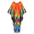 thumbnail image 6 of Edolynsa Women Printed Beach Dresses Bathing Suit Cover up for Swimewear African Kaftan Robe Loose Resort Wear Caftan Loungewear Tops, 6 of 9