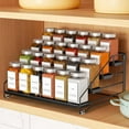 thumbnail image 6 of 4 Tier Spice Rack for Cabinet, Spice Rack Organizer, Depth Adjustable Spice Holder for Countertop, Cupboard, Seasoning Shelf-1 PCS, 6 of 9