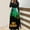 Green, variant on TopLLC Long Sleeve Round-Neck Dress Women's Fashion Printed Long Sleeve Round-neck Pullover Patchwork Dress Women dress